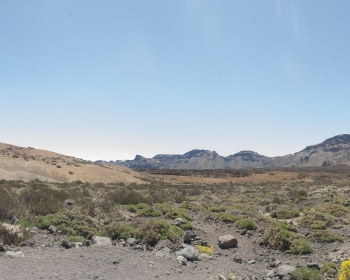 Panorama w kraterze obok Teidy
